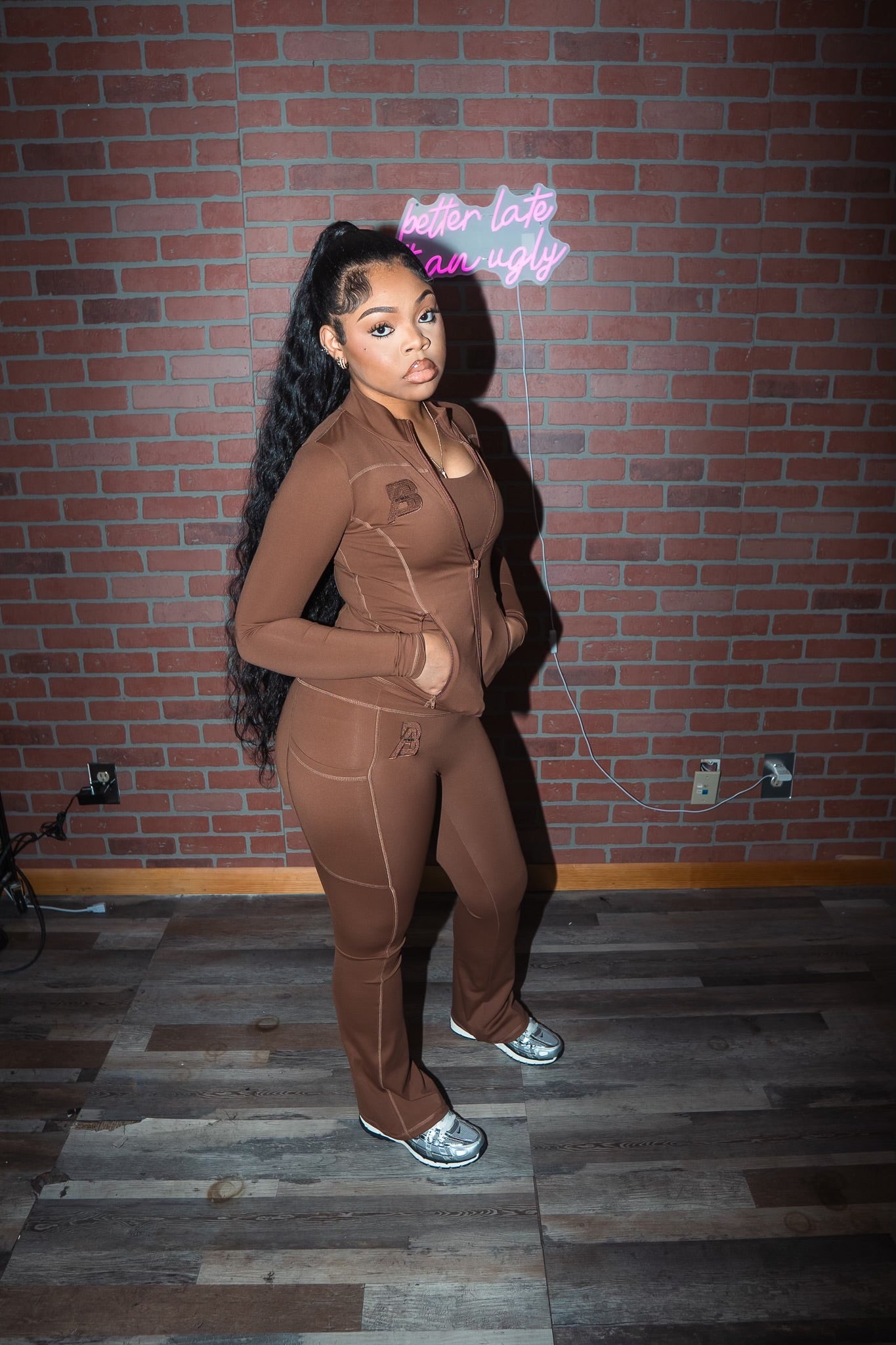 “B.H.A.G” Women Tracksuit